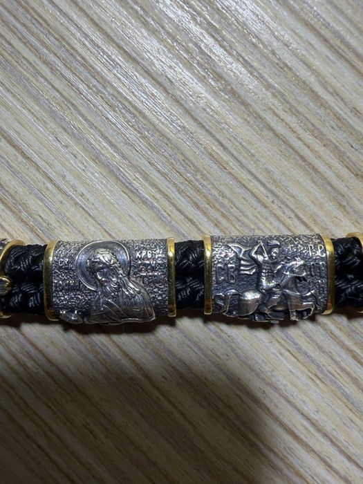 Браслет золото серебро