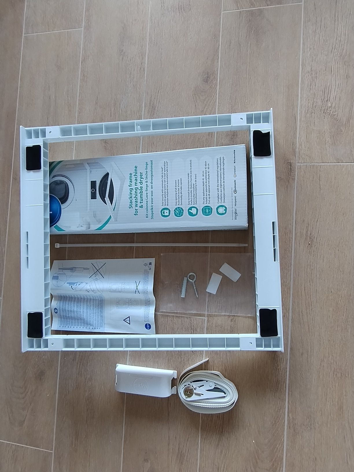 WHIRLPOOL Łącznik pralki z suszarką KCL103 uniwersalny pasuje Bosch