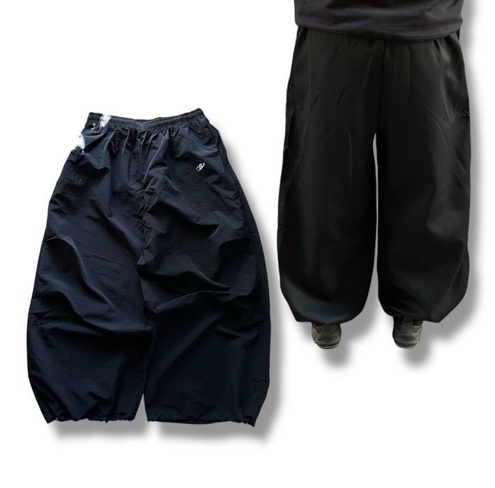 Широкі оверсайз штани парашути gorpcore baggy parachute pants sk8
