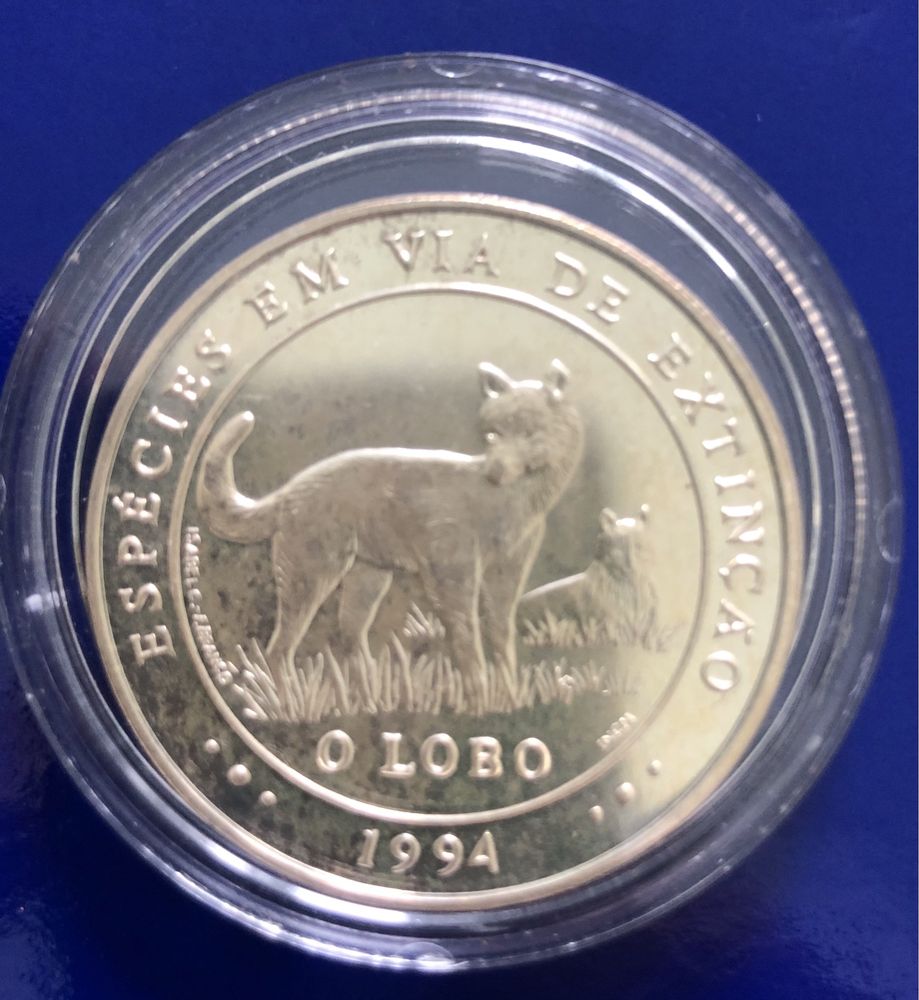 Moeda de 1.000 escudos “Lobo” de 1994