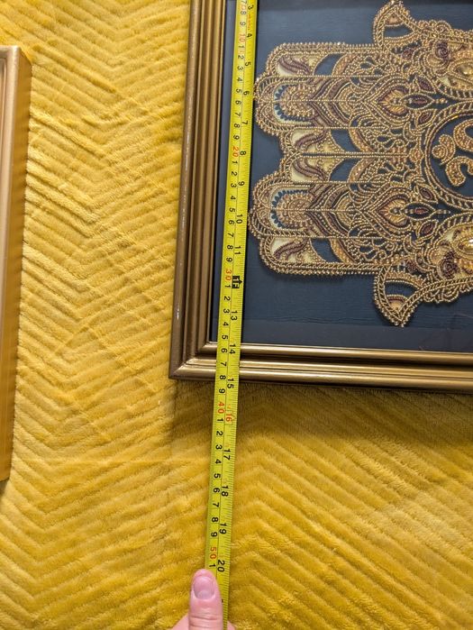 Quando bordado a missangas"OM "