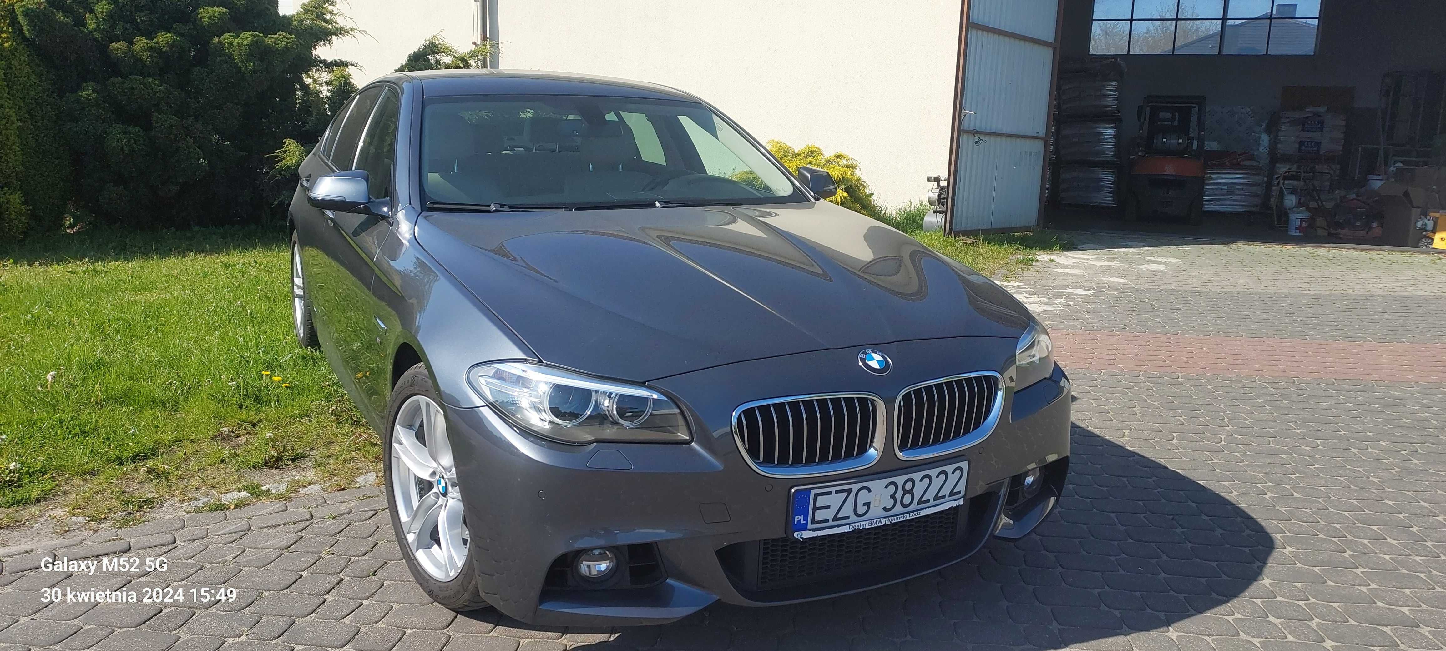 BMW 520d X-drive, 2016 r. 97 600 km, 1-y właściciel, salon Polska