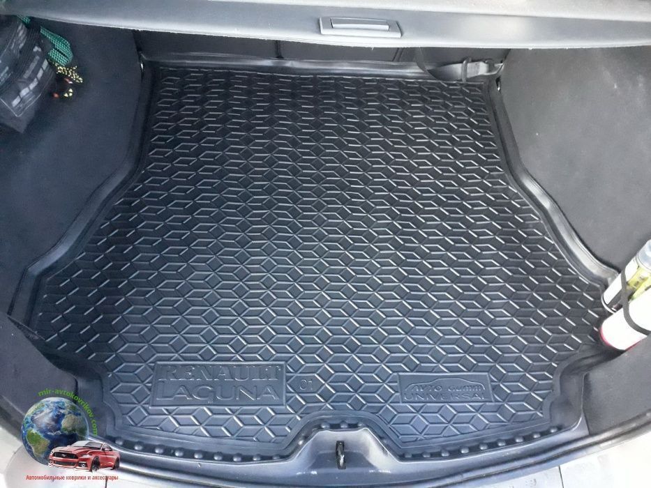 Коврик в багажник Renault Laguna 2 2001- Universal \ Laguna 3 2007-