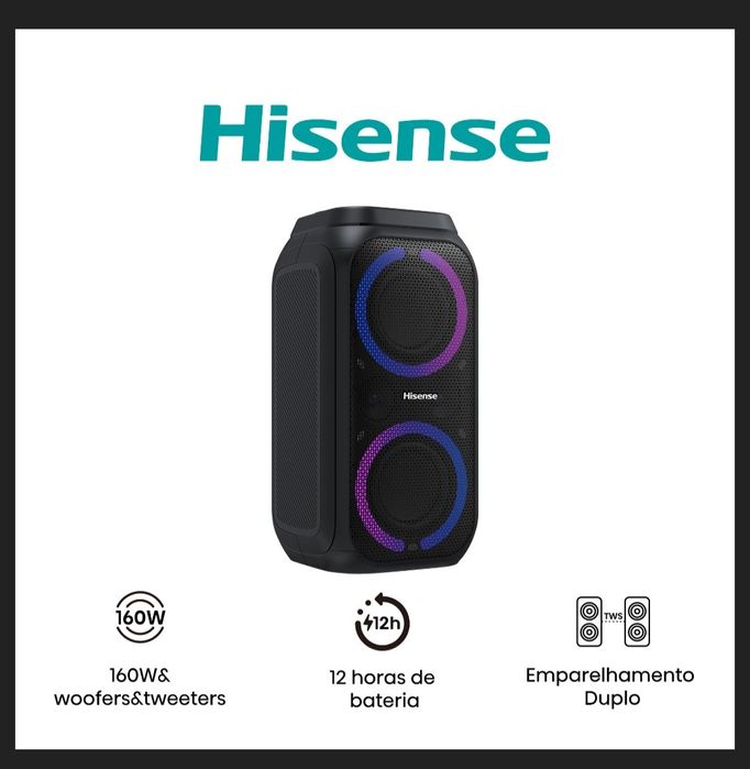 Coluna som Hisense 160 w