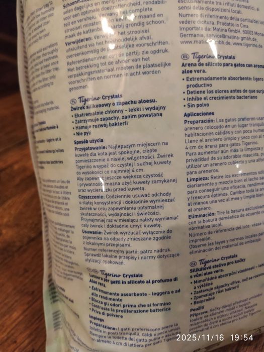 Żwirek dla kotków, 5 litrów.