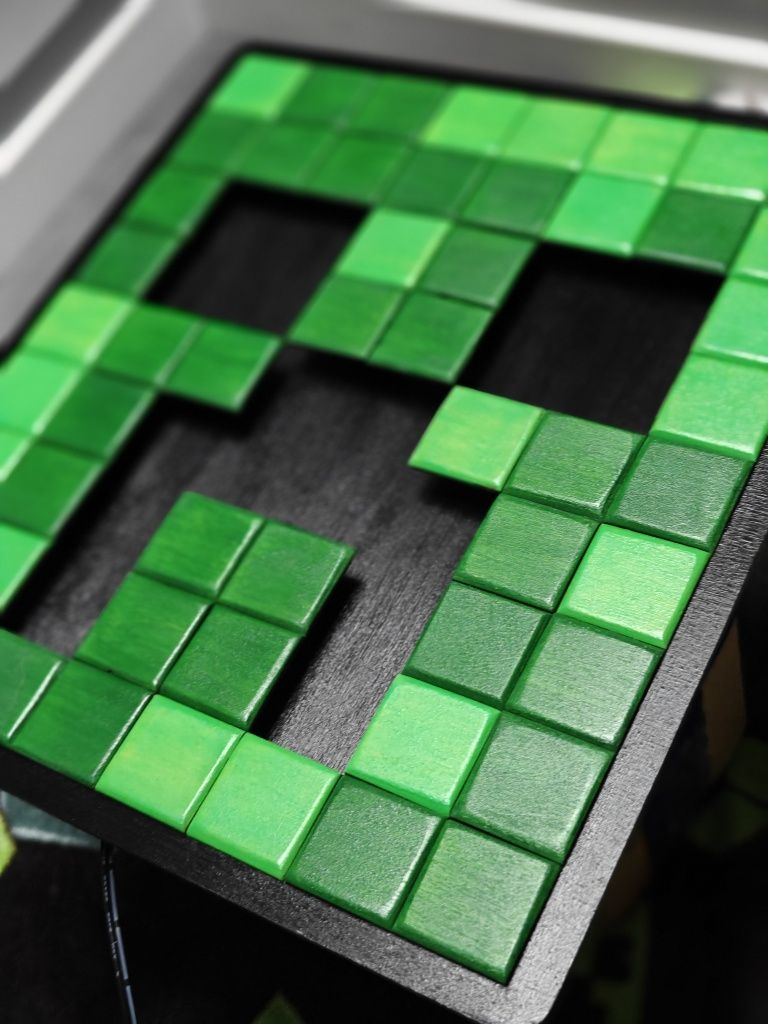 Lampka ścienna Creeper Minecraft
