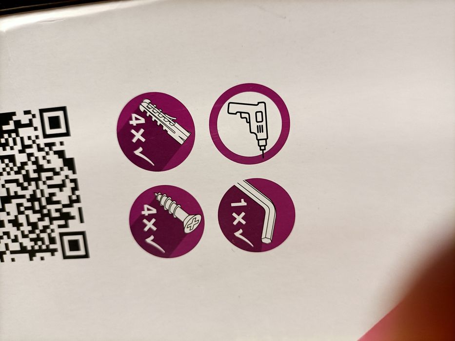 Wieszak na ręcznik pojedynczy.