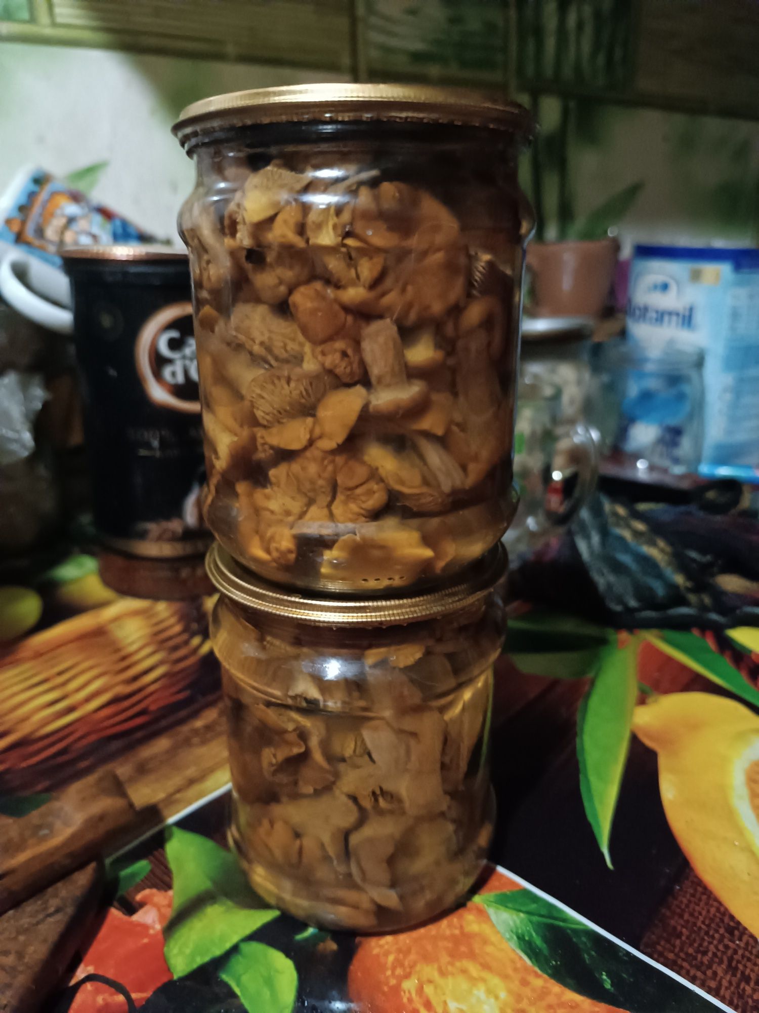 Мариновані гриби,варення з шишки
