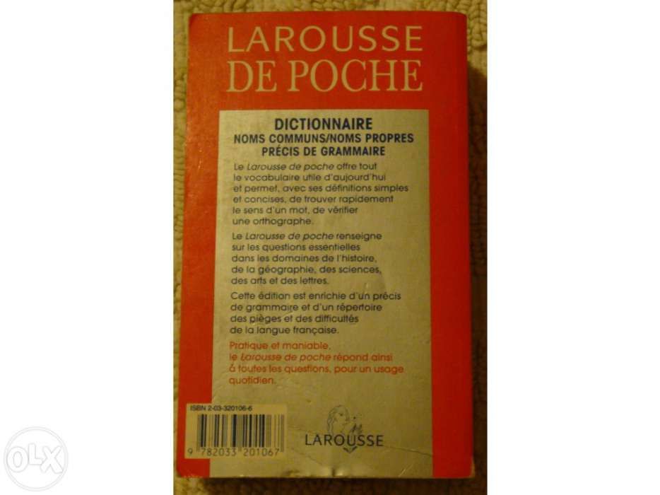 Larousse de Poche - Dicionário de Francês