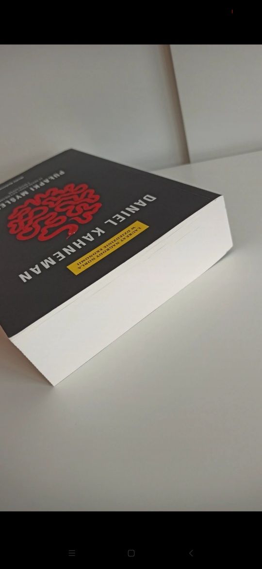 Książka Pułapki myślenia o myśleniu szybkim i wolnym Daniel Kahneman
