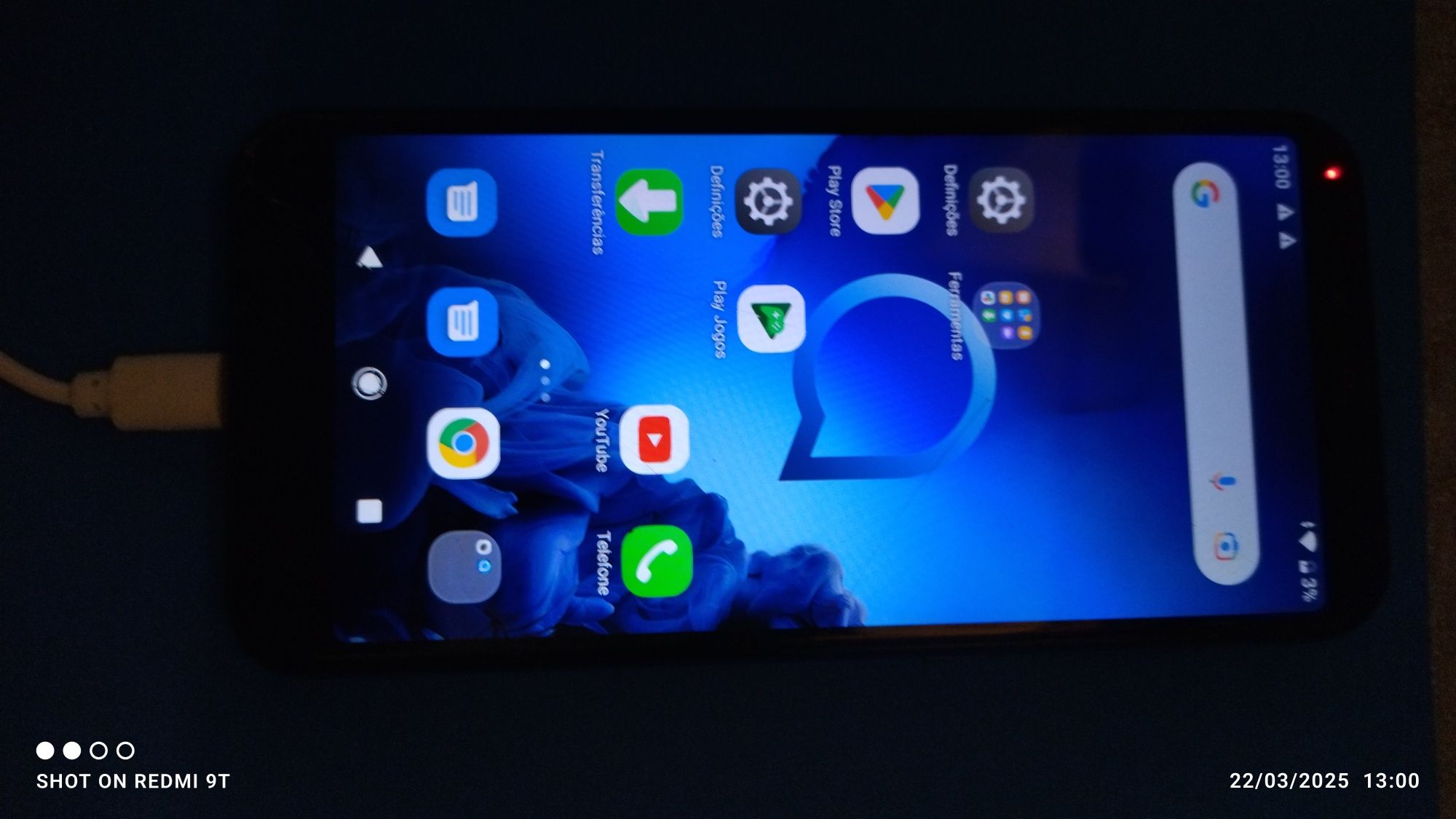 Alcatel azul livre