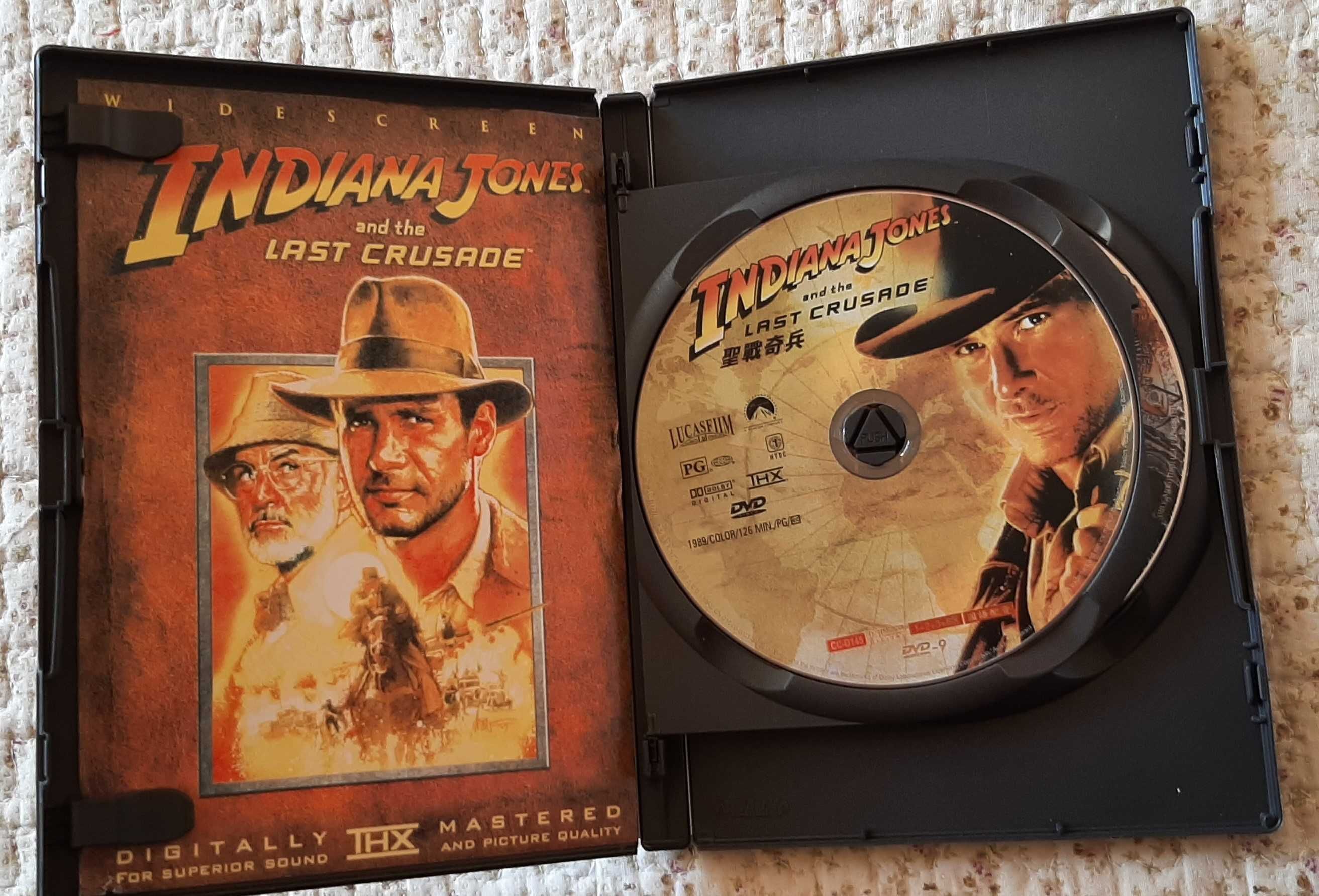 INDIANA JONES DVD x 3  Rarytas, wer ENG