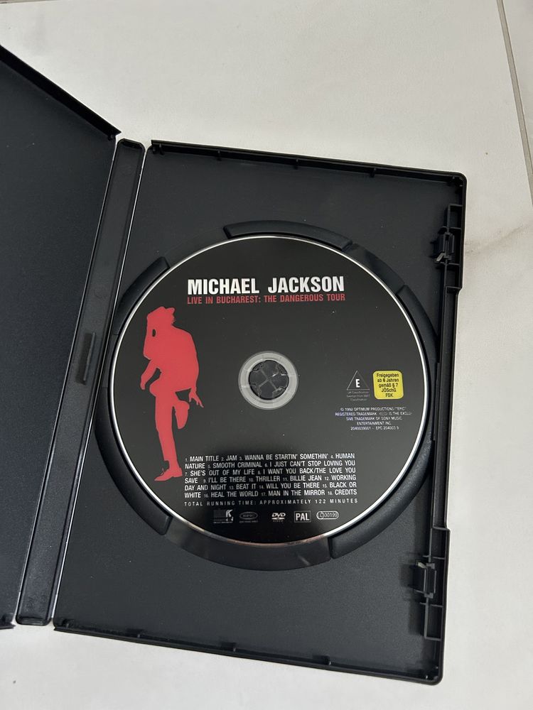 Michael Jackson koncert DVD Live the Bucharest Tour