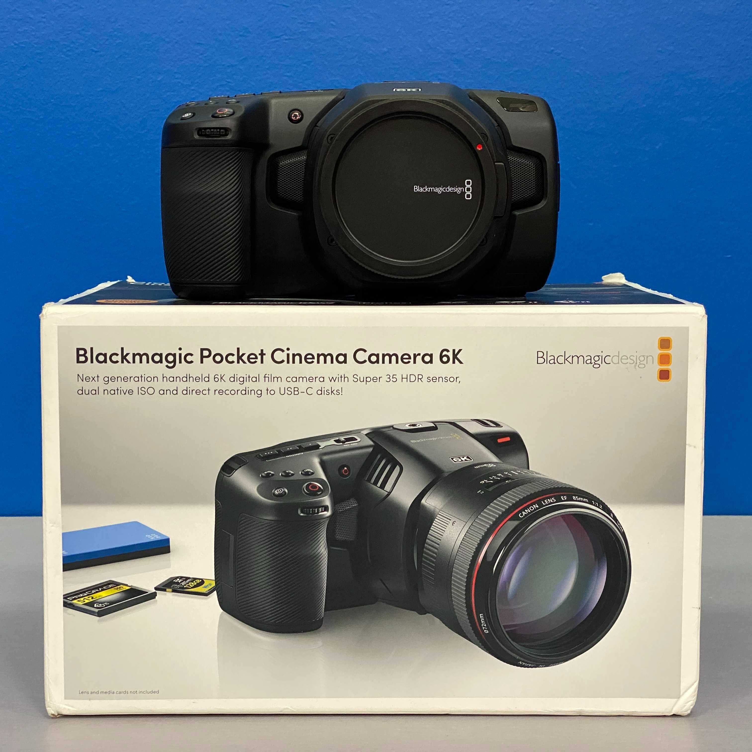 Blackmagic Pocket Cinema Camera 6K (3 ANOS DE GARANTIA)