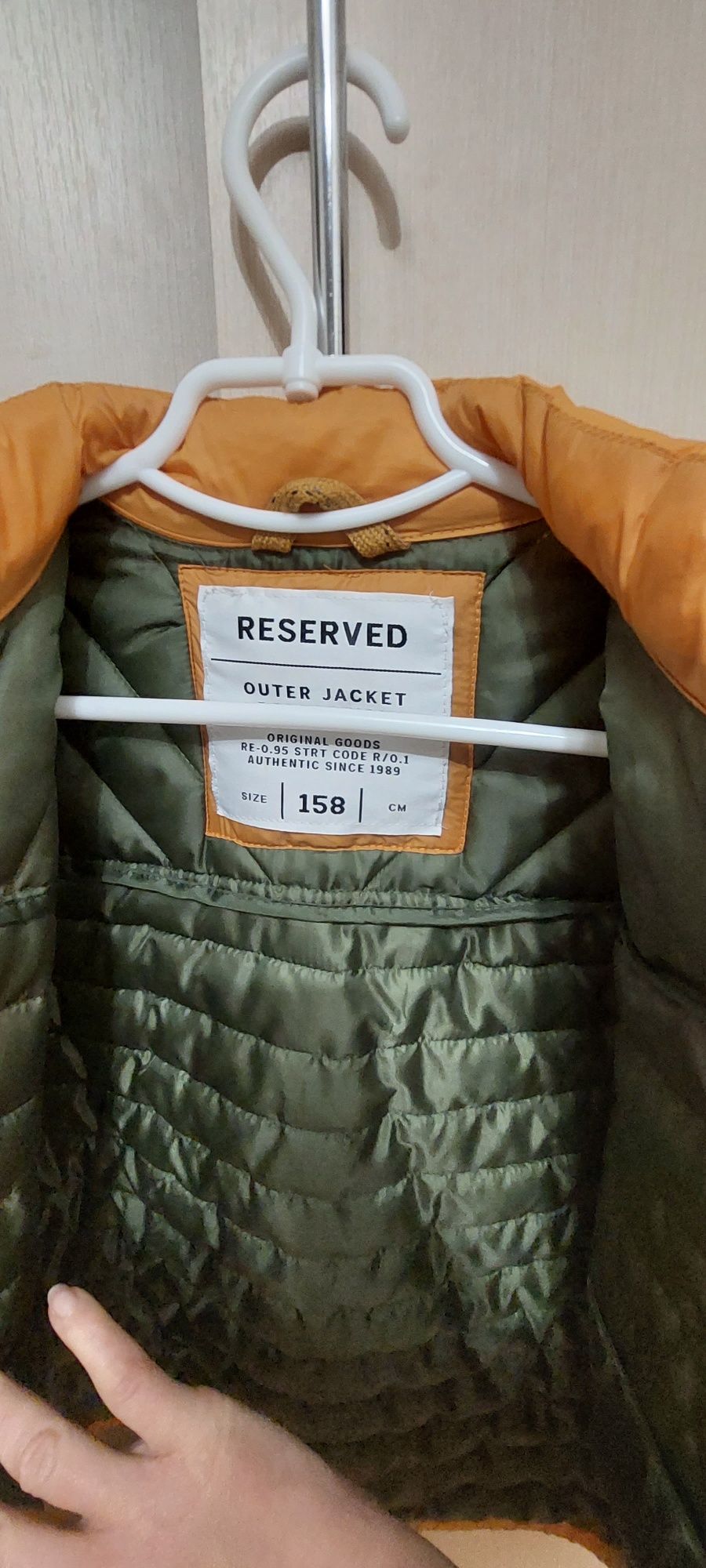 Куртка на весну,осінь, мікропуховик, reserved,зріст158 см