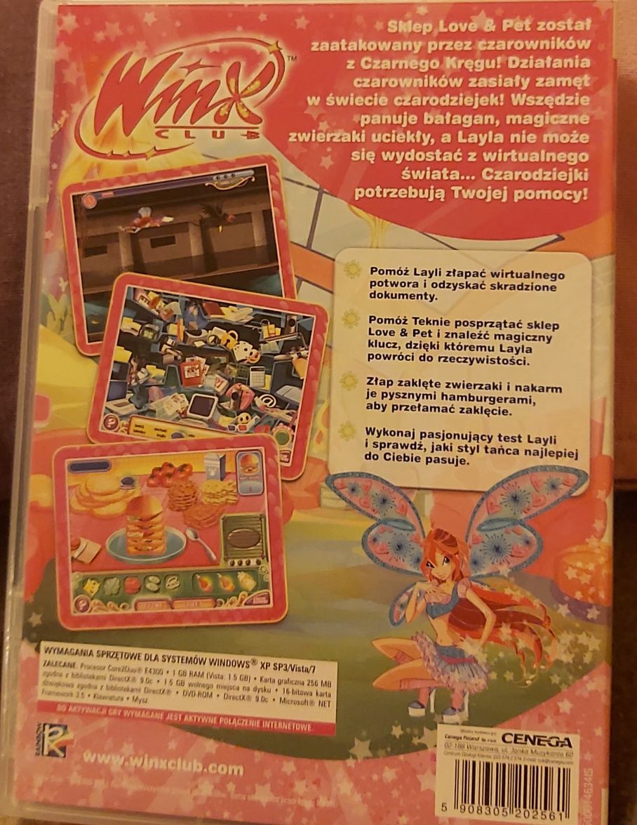 Winx club. Dwie gry PC