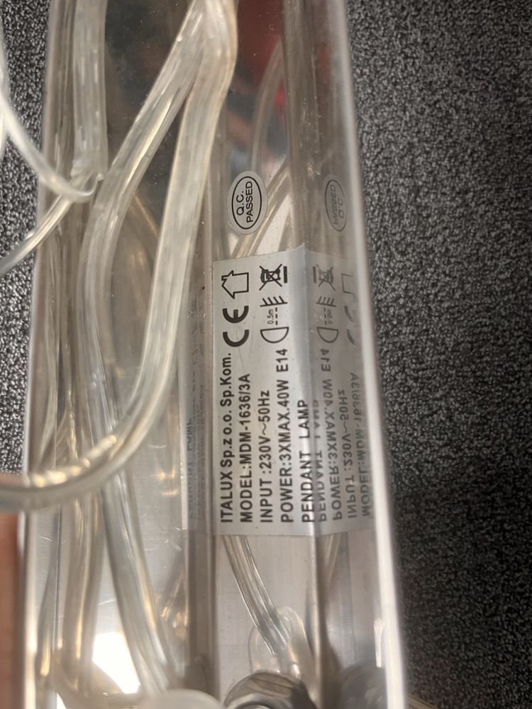 Żyrandol  lampa sufitowa  mdm