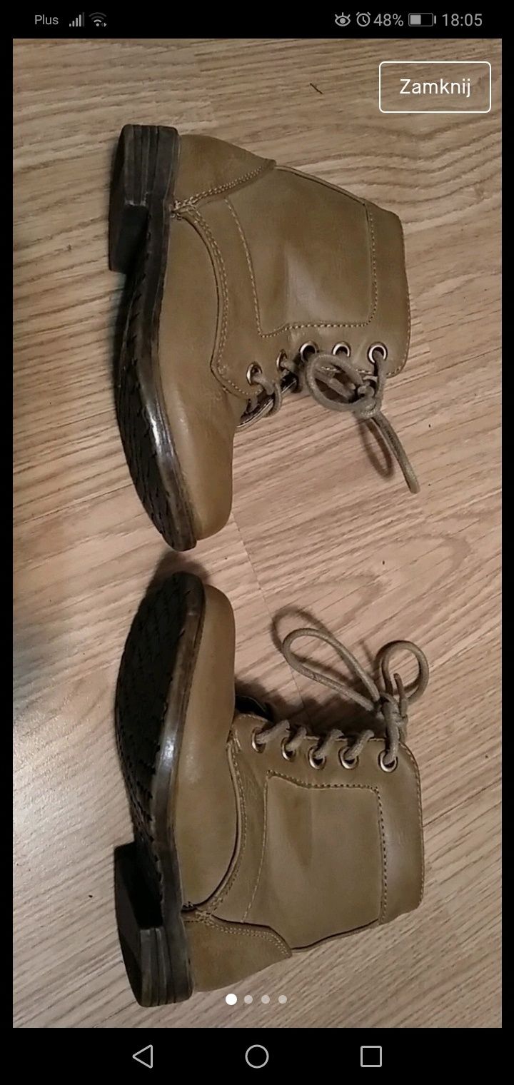 Buty dziecięce botki kozaki ocieplane ok 14.5/15 cm