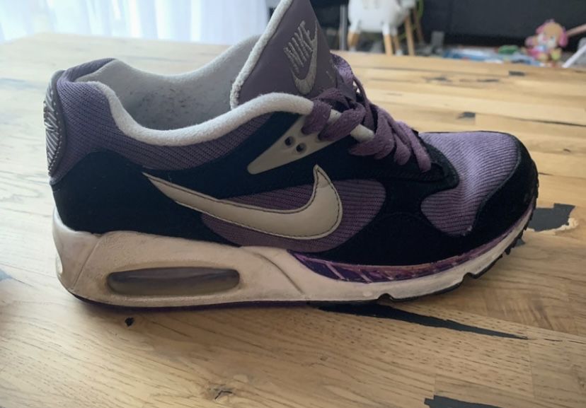 Nike Air max 38 fioletowe czarne białe 37