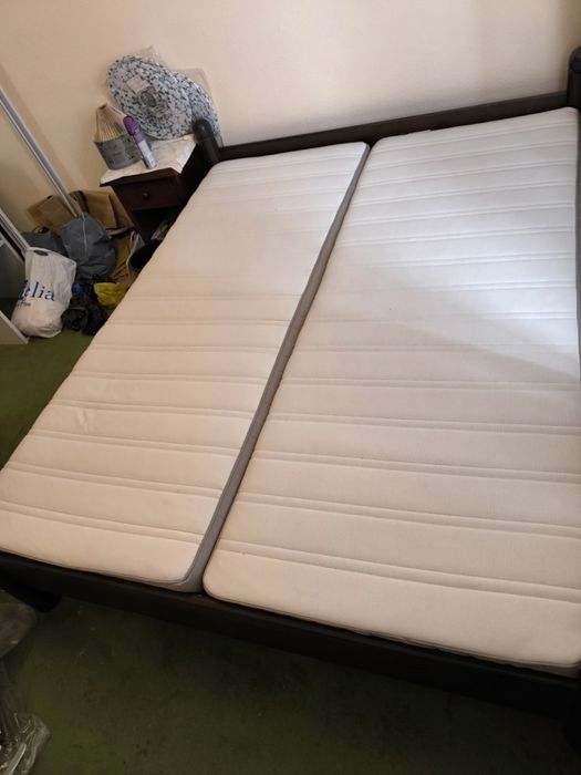 Łóżko z materacami 200 x 180