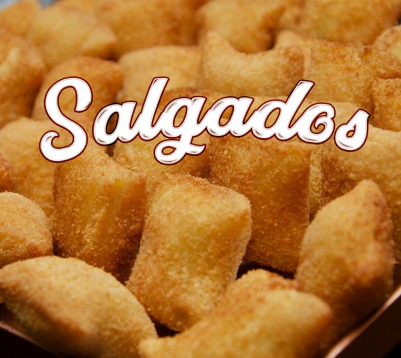 Aceitamos encomendas de salgados