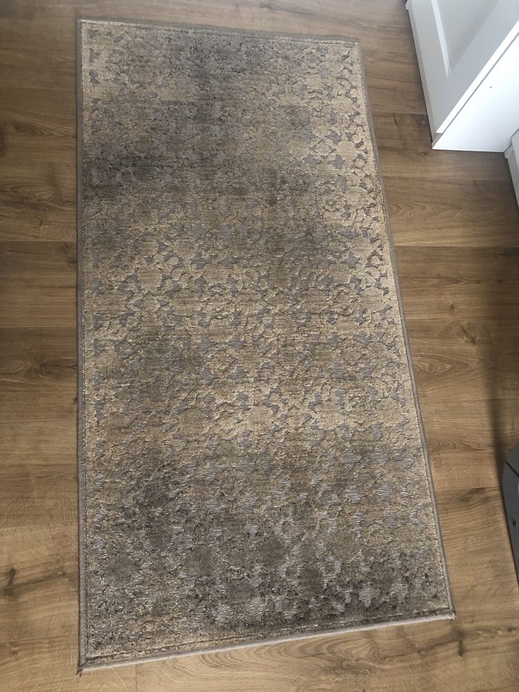 Dywan 150x80 wiskoza beż taupe