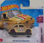 Fiat 500 modificado Hot Wheels Novo!
