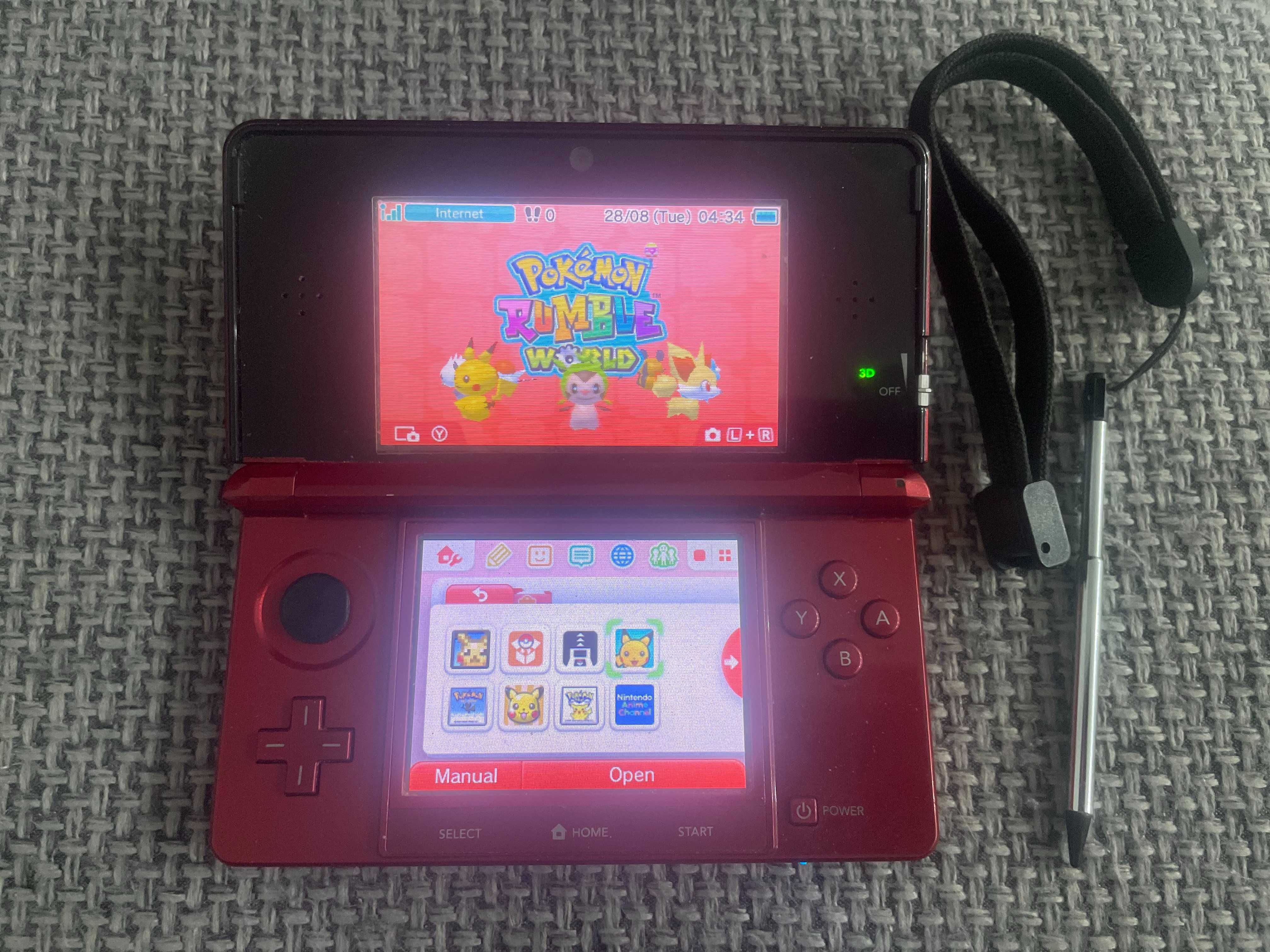 Nintendo 3DS Red Zestaw