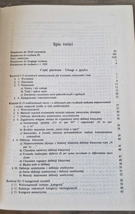 Elementy teorii poznania logiki formalnej i metodologii T. Kotarbiński
