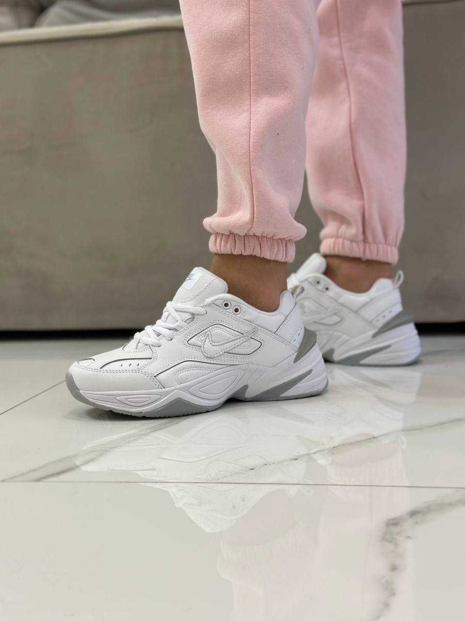 Жіночі кросівки Nike M2K Tekno  білий з сірим 2322 ЯКІСТЬ