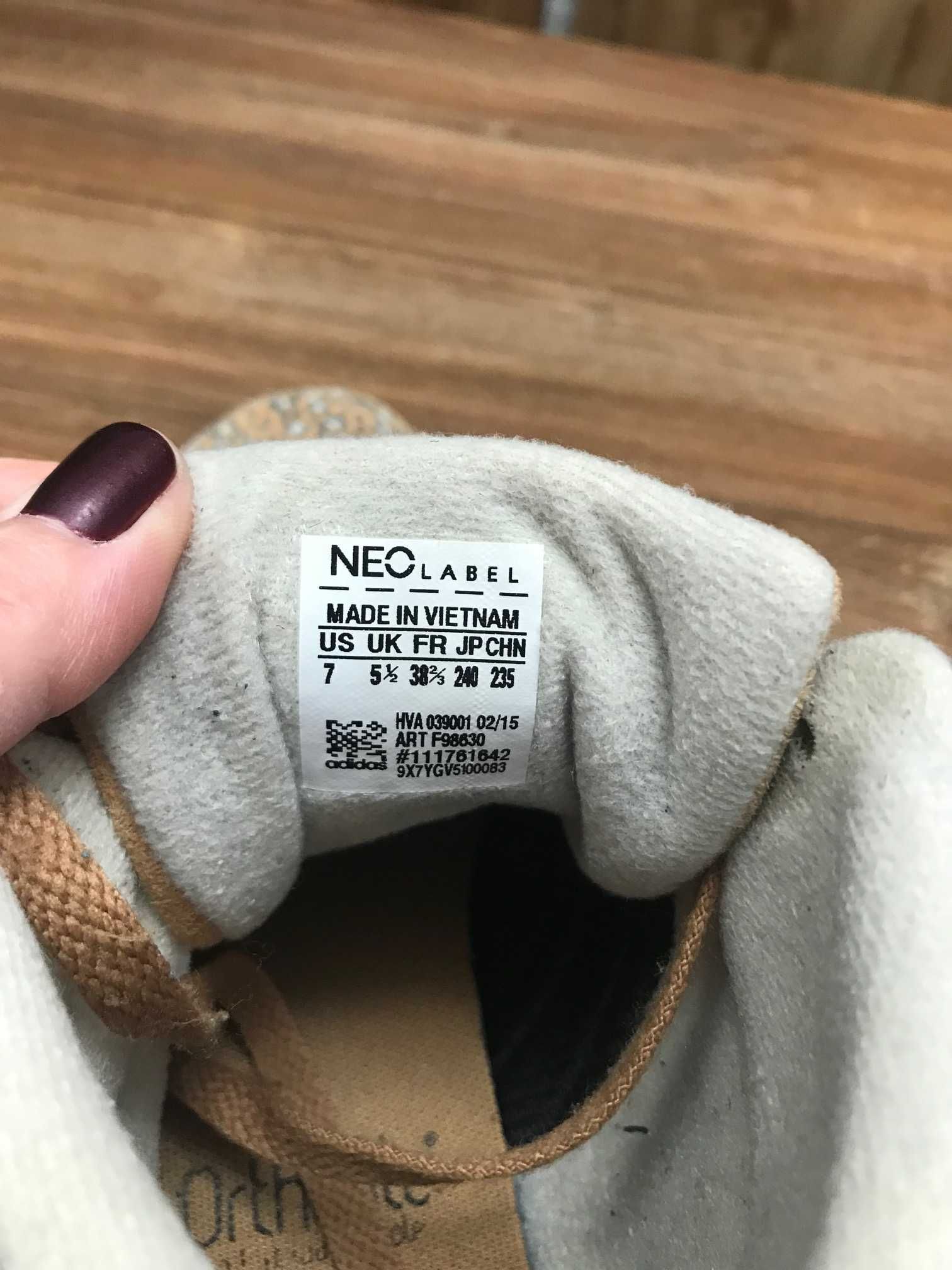 Adidas Neo Label Ortholite buty do kostki w panterkę rozm. 38 2/3