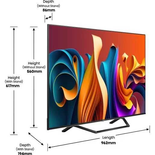 Телевізор Hisense QLED 50A7NQ Доставка безкоштовно по Україні.