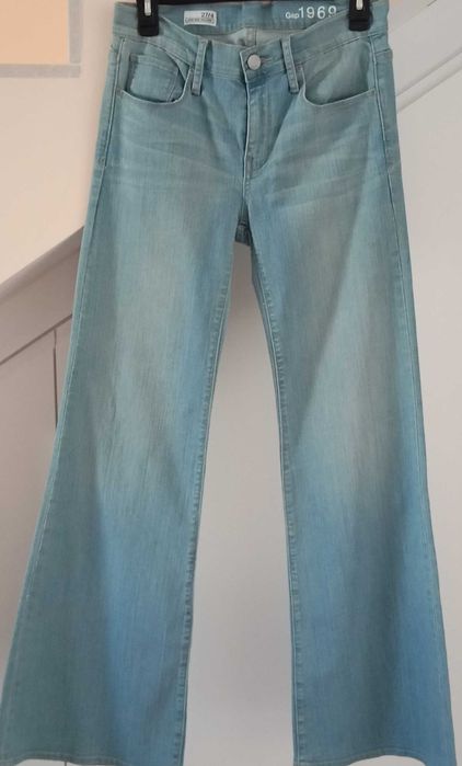 Gap Jeans, New, Size 27/4, Light blue, flare bottom legs
