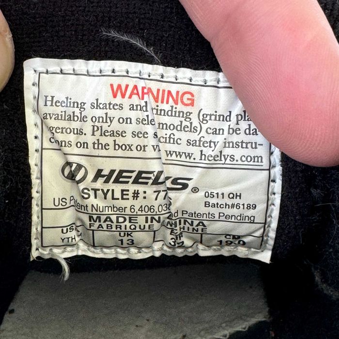 Кроссовки роликовые HEELYS с колёсиком, 32 размер, 19 см