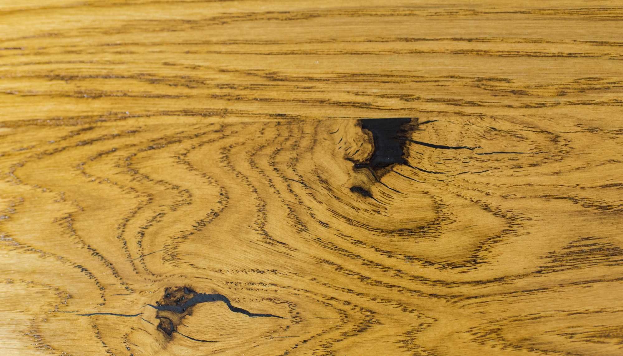 Drewniany stolik kawowy, dębowy loft