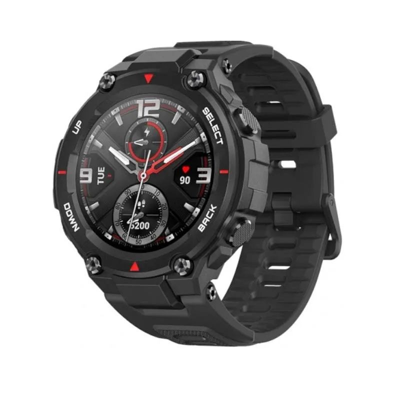 Zegarek smartwatch Xiaomi Amazfit T-REX używany + paski, szkło na lcd