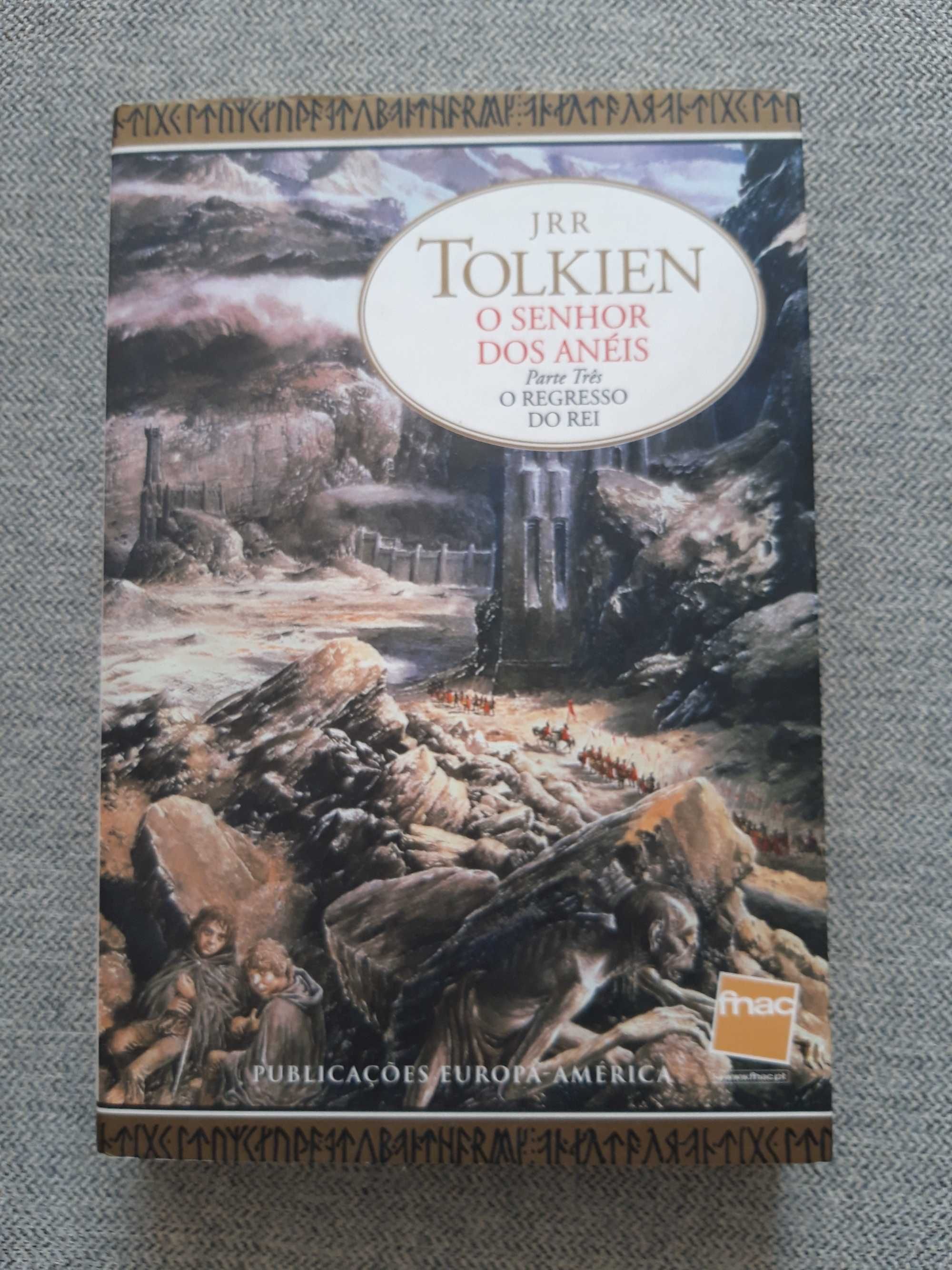 Livro coleção Os Senhores dos Anéis "O Regresso do rei"