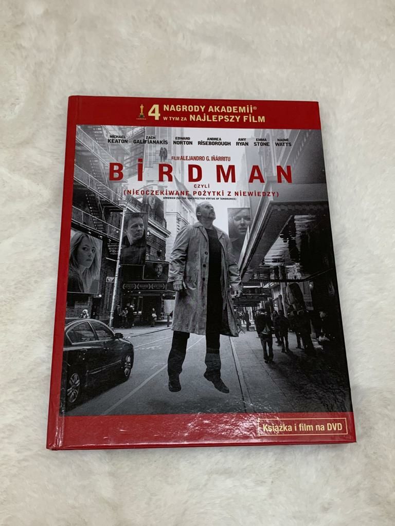 DVD Birdman. Film z Michaelem Keatonem. 4 Oskary!