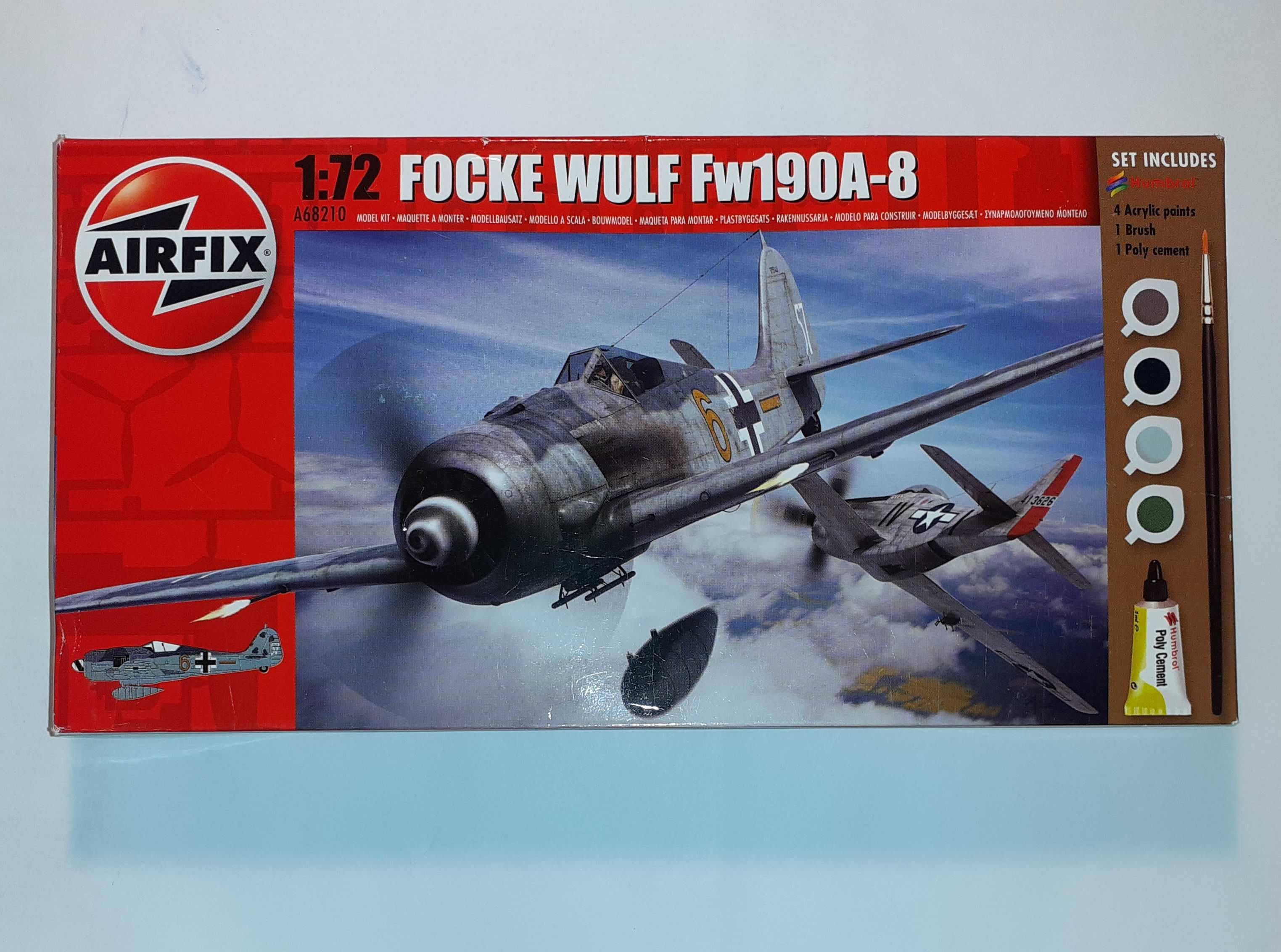 Сборная модель FW-190A-8  (+краски, клей, кісточка)  1/72 Airfix