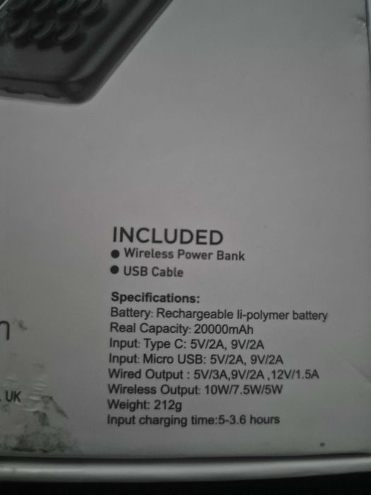 Повер банк Air connect 20000