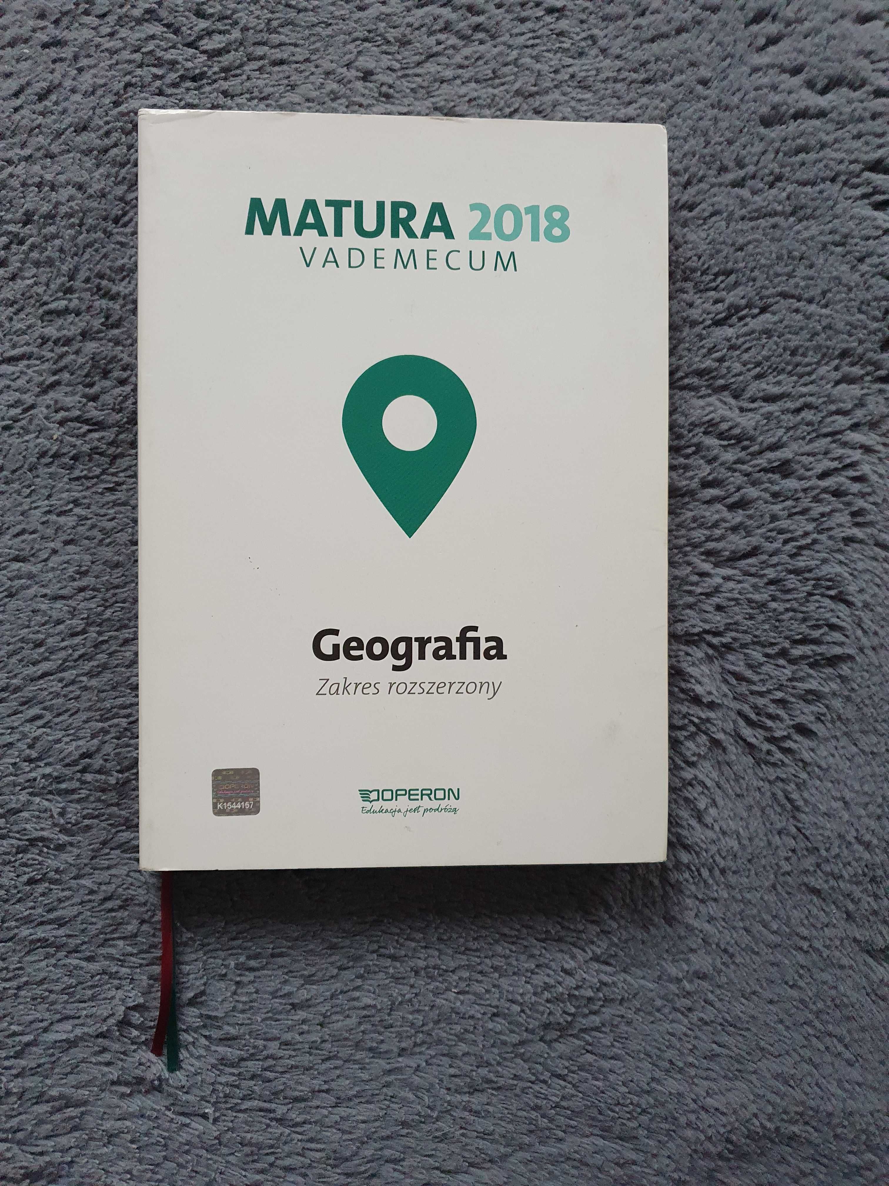 Vademecum geografia rozszerzona Matura 2018 OPERON