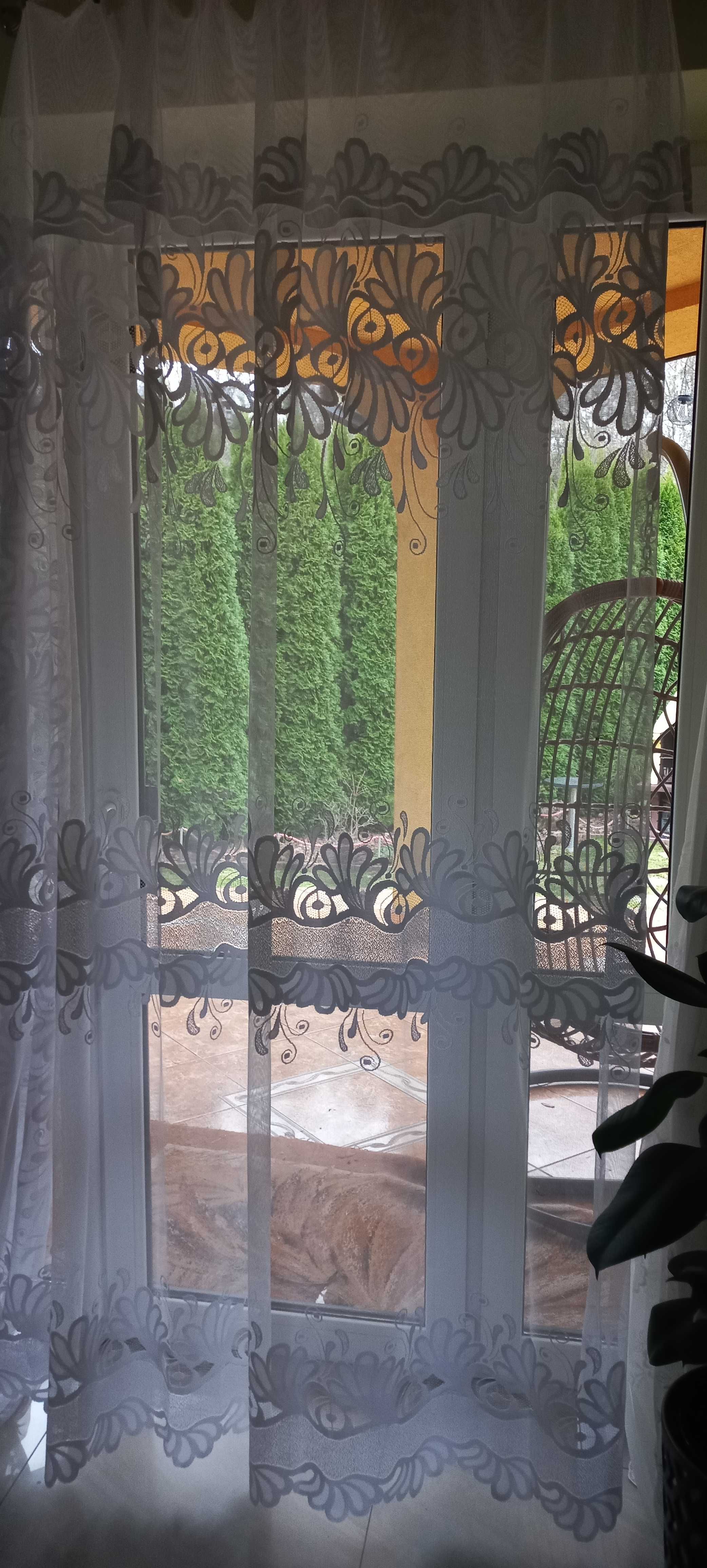 Firana firanka piękny wzór