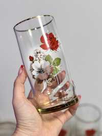Бокали склянки з розами 12 шт 400 мл