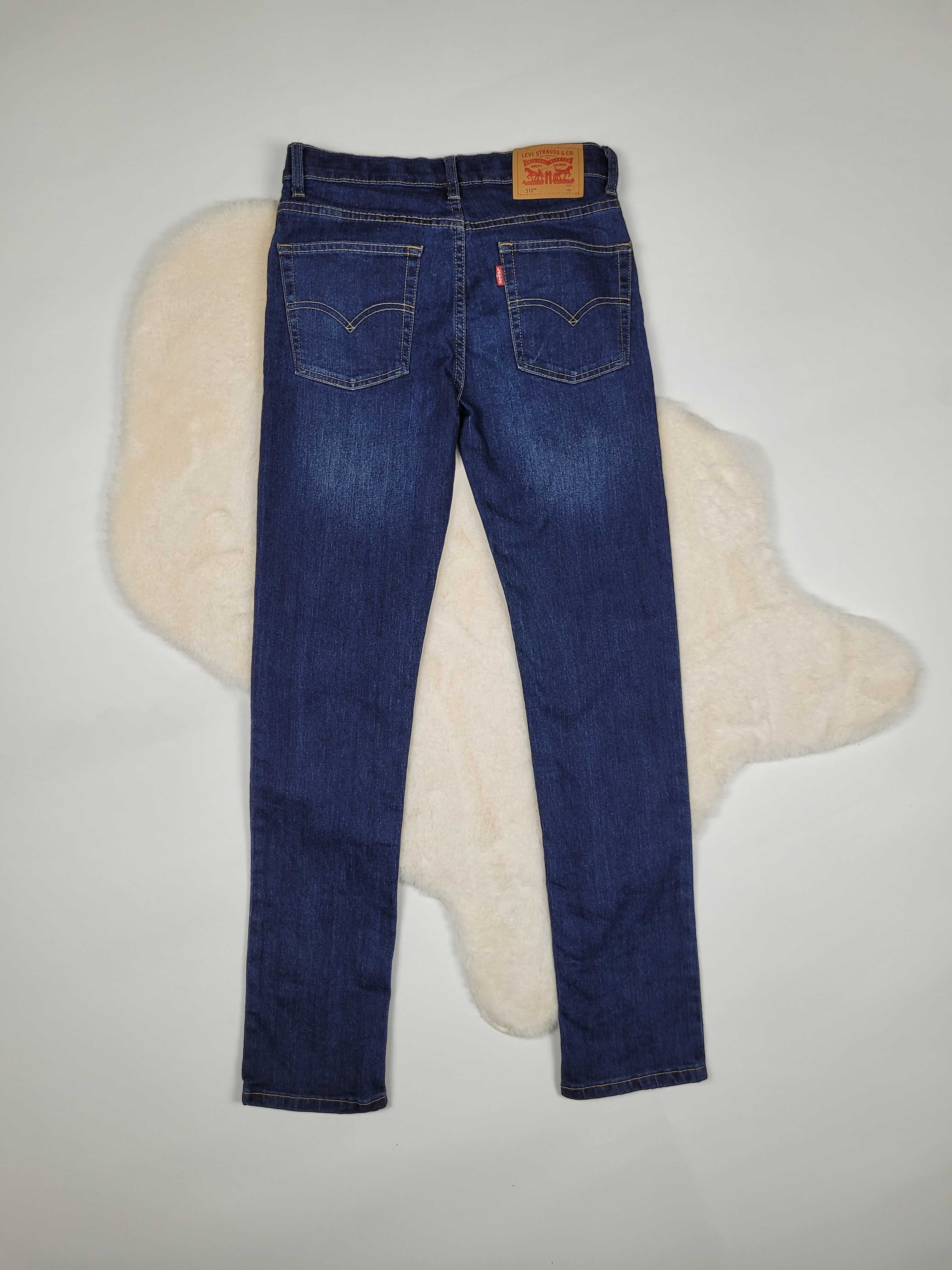 Spodnie damskie Levi's 510 skinny rurki slim fit bawełna jeansy denim