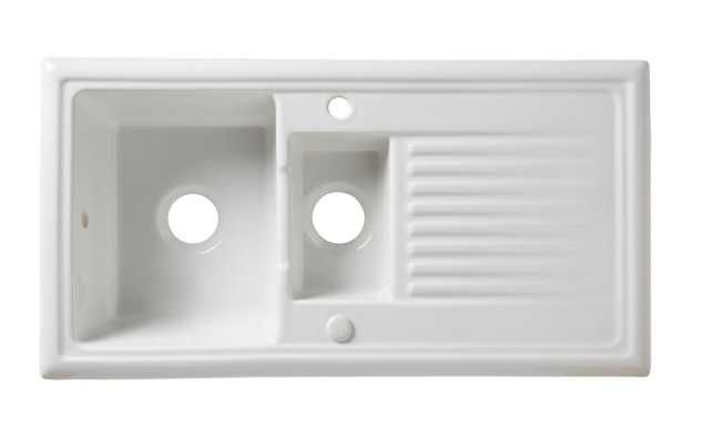 Zlewozmywak 1.5-komory, ceramiczny, Cook&Lewis