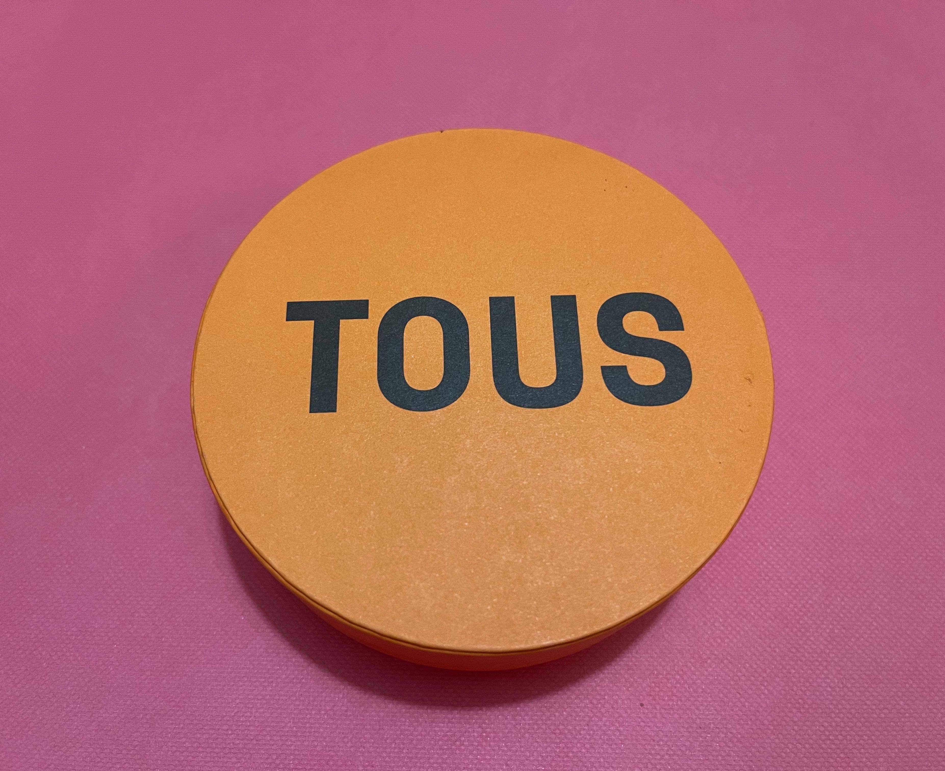 Tous pudełko pomarańczowe 10 cm + torebka nowe 1 sztuka