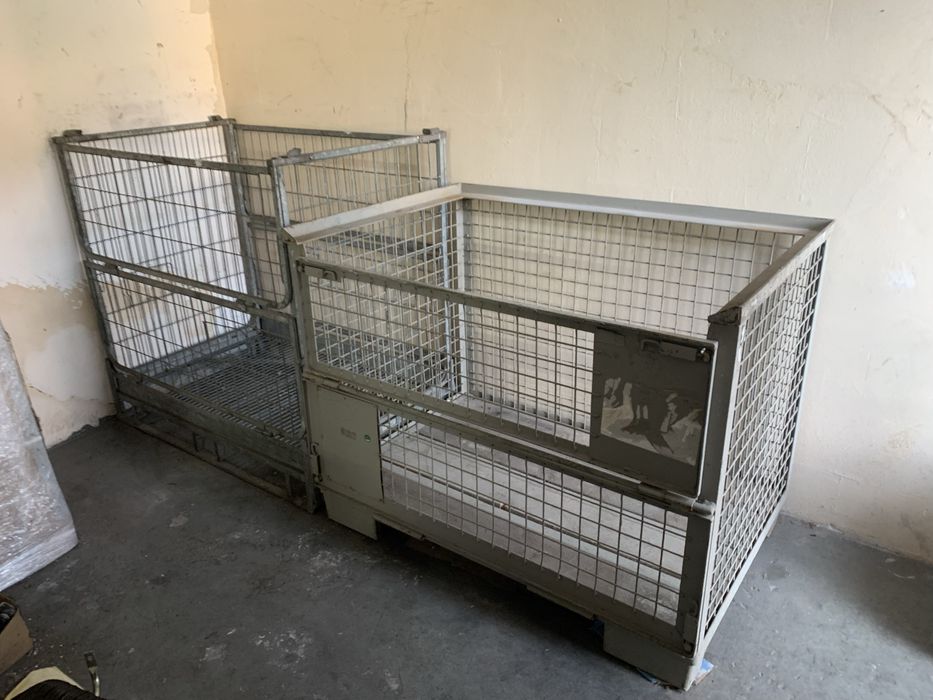 Kosz kosze metalowy paletowy gitterbox nadstawka paletowa