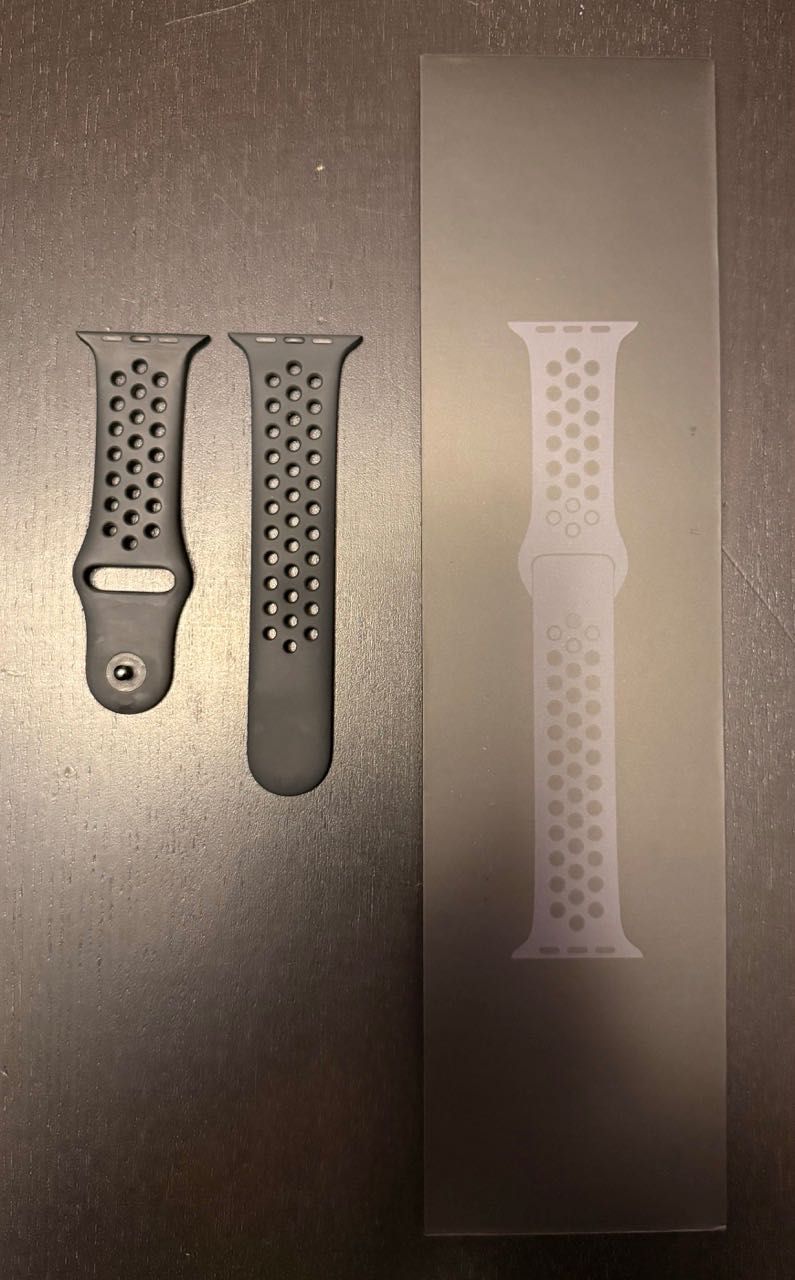 Bracelete Apple Watch Original 42mm - nike preta