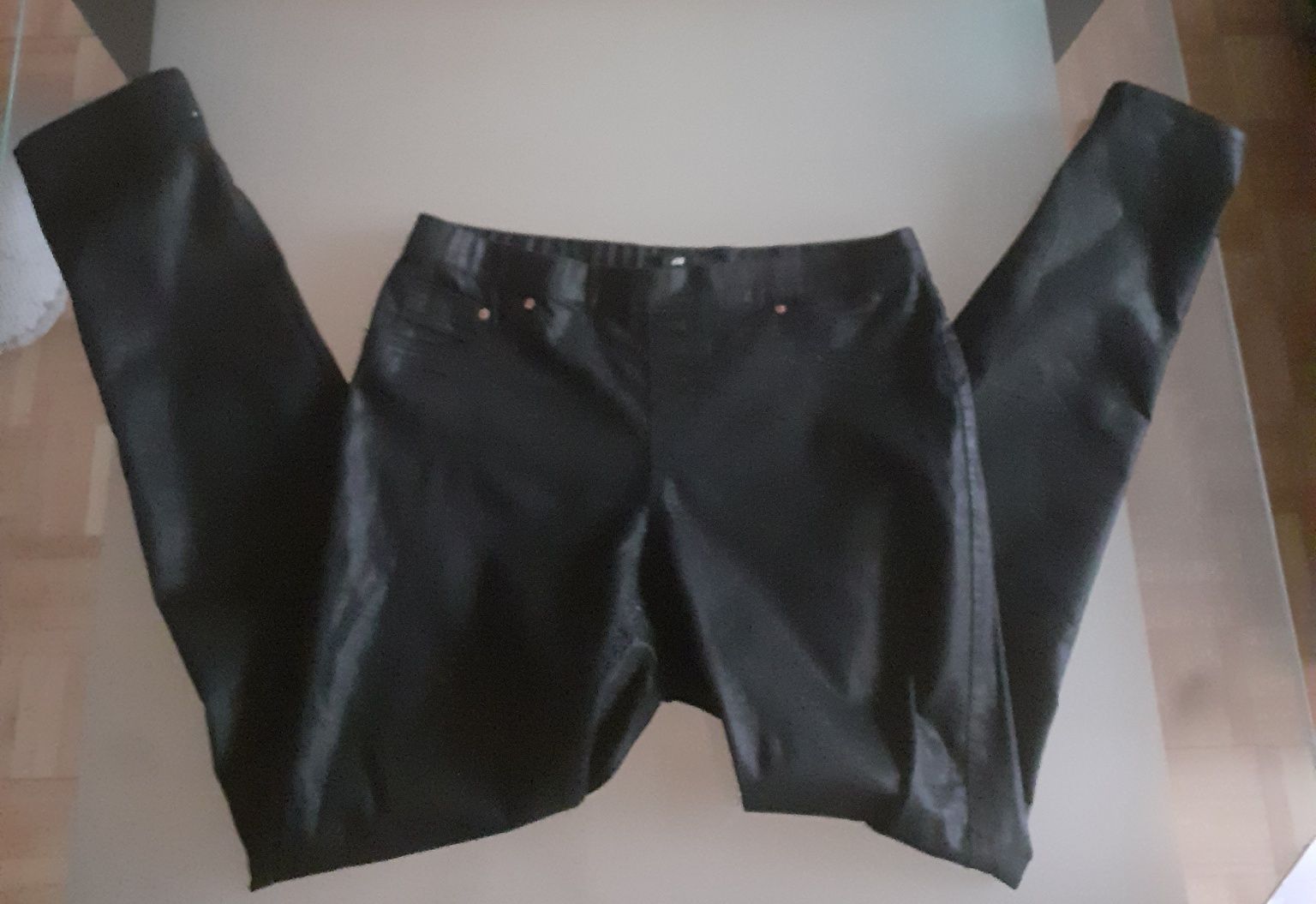 Getry spodnie woskowane H&M rozm 38