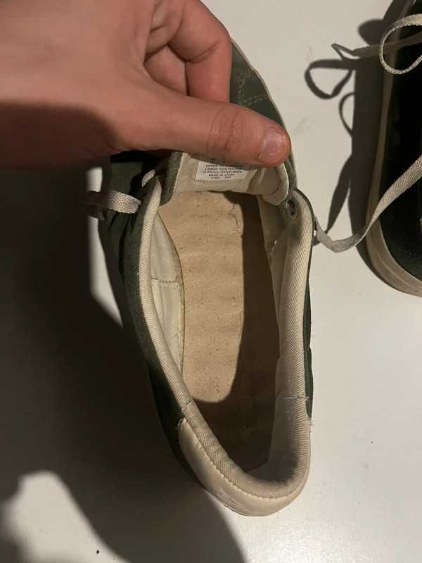 Zielone buty zamszowe Polo Ralph Lauren